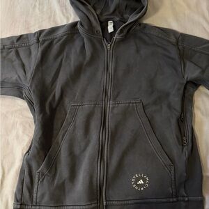 Stella McCartney Black Zip-Up Hoodie Jacket